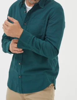 Men FatFace Shirts|Square Geo Print Shirt