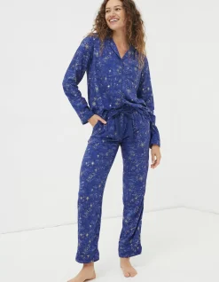 Women FatFace View All|Star Print Pyjamas Gift Box Set