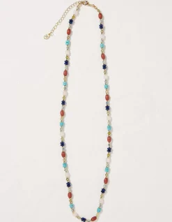 Women FatFace View All|Stone And Bead Necklace