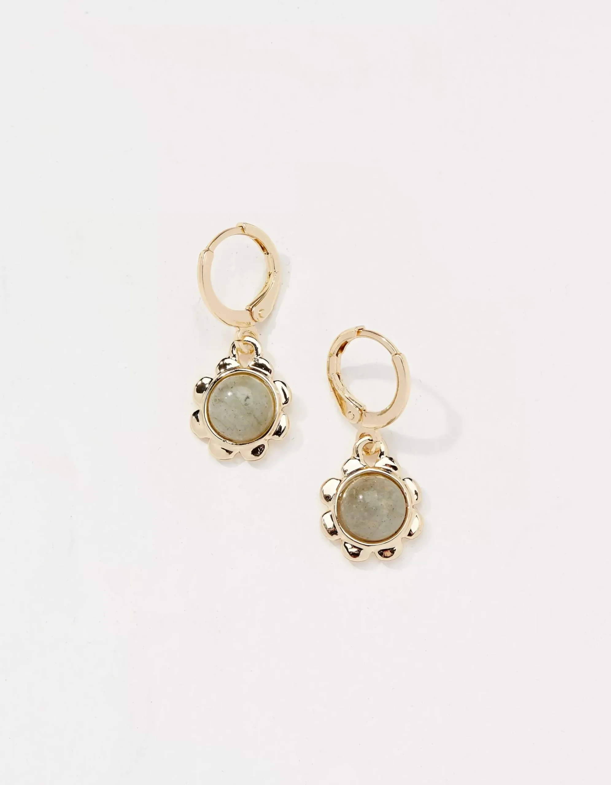 Women FatFace View All|Stone Flower Drop Earrings