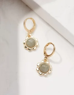 Women FatFace View All|Stone Flower Drop Earrings