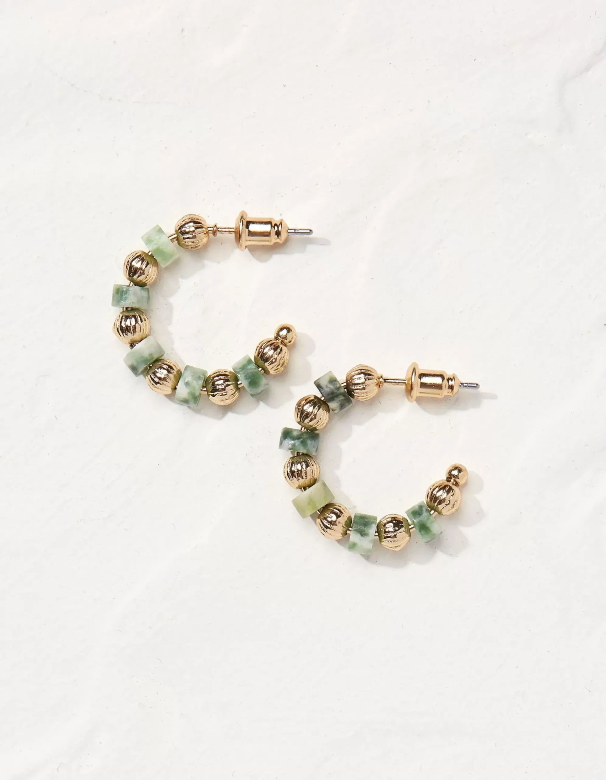 Women FatFace View All|Stone Hoop Earrings