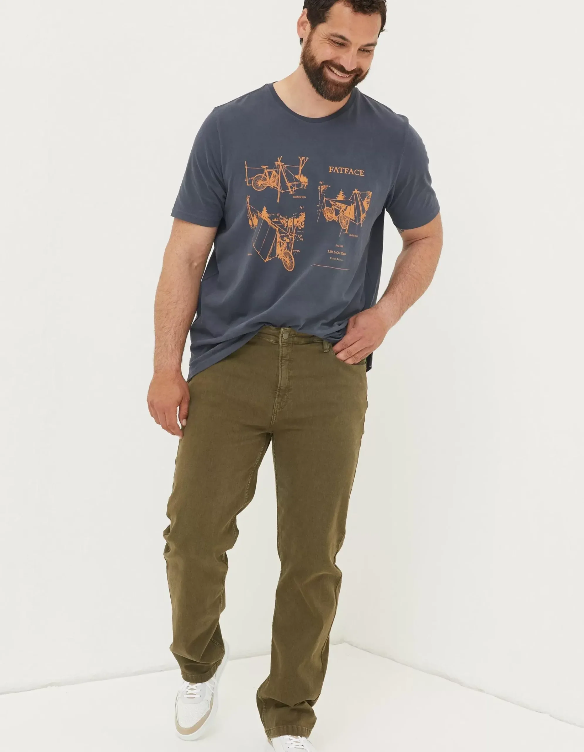 Men FatFace Jeans|Straight 5 Pocket Jeans