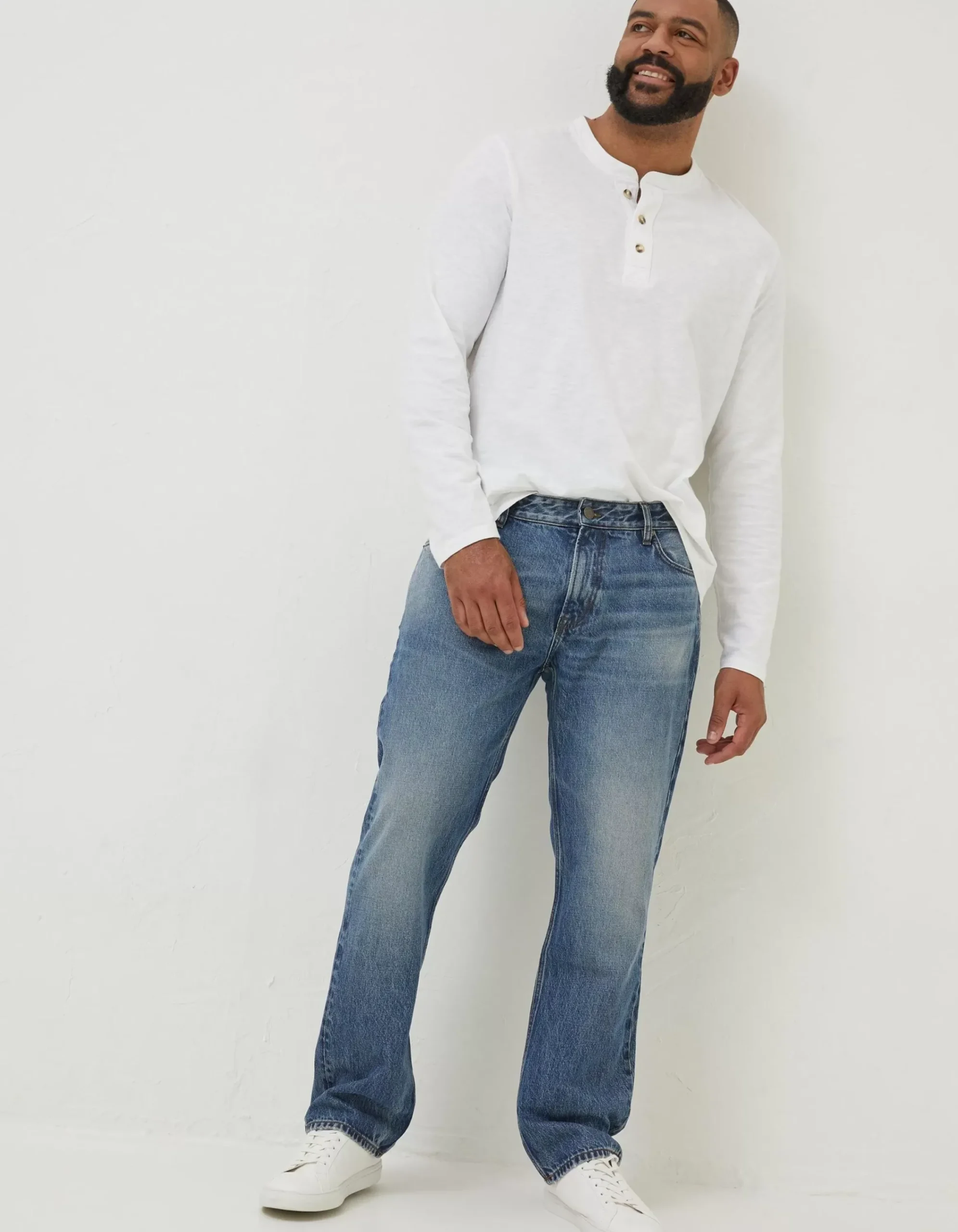 Men FatFace Jeans|Straight Authentic Wash Jeans