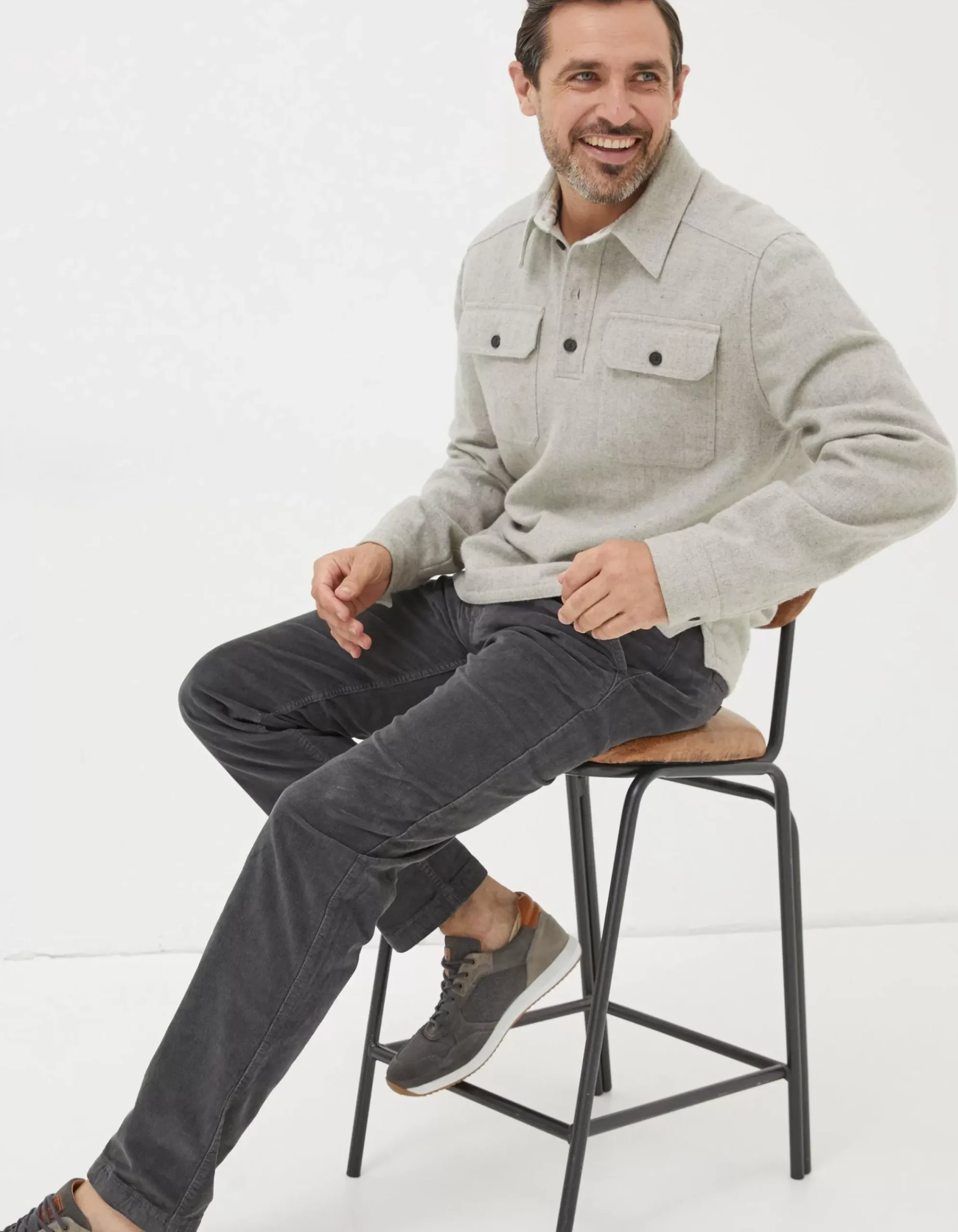 Men FatFace View All|Straight Cord Trousers