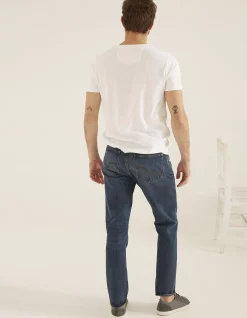 Men FatFace Jeans|Straight Mid Wash Jeans