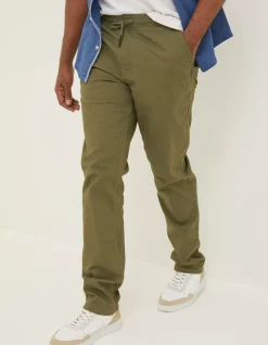 Men FatFace Trousers & Chinos|Straight Pull On Trousers