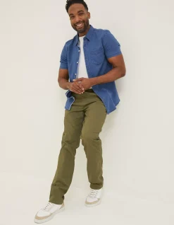 Men FatFace Trousers & Chinos|Straight Pull On Trousers