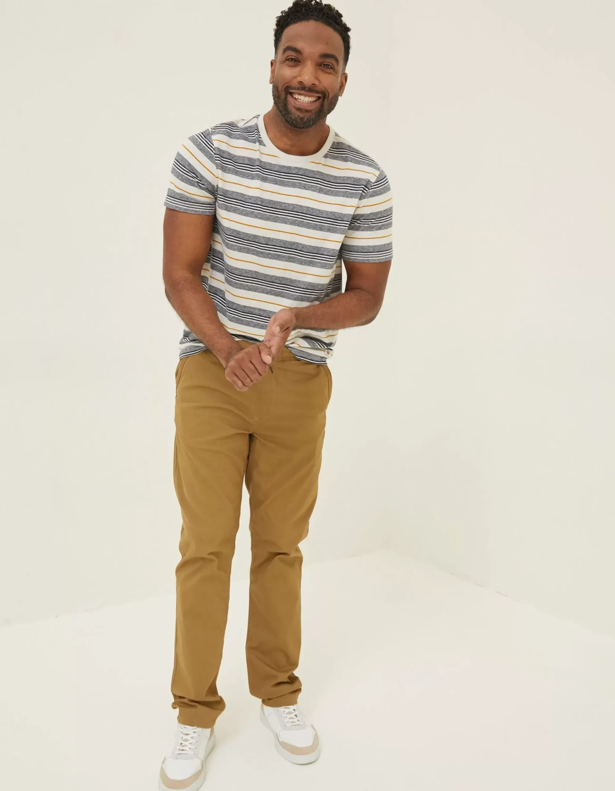 Men FatFace Trousers & Chinos|Straight Pull On Trousers