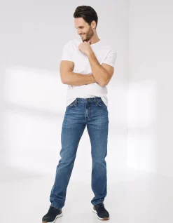 Men FatFace Jeans|Straight Stone Wash Jeans