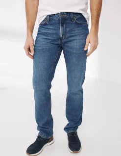 Men FatFace Jeans|Straight Stone Wash Jeans