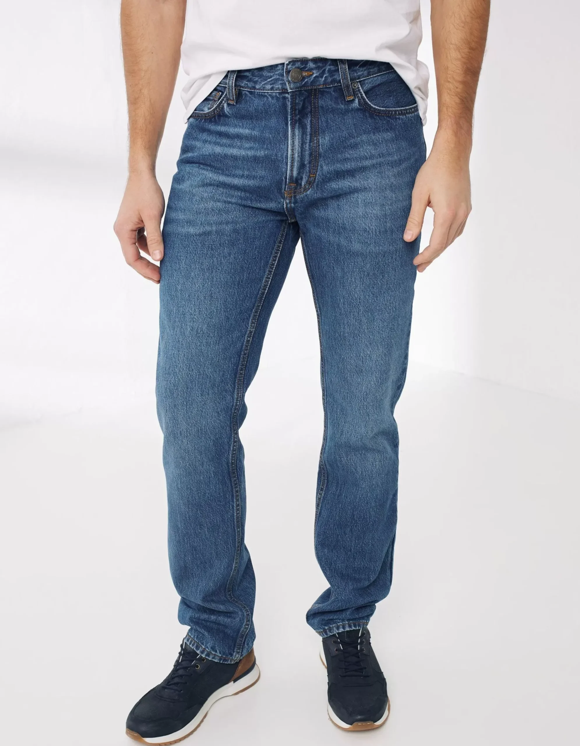 Men FatFace Jeans|Straight Stone Wash Jeans