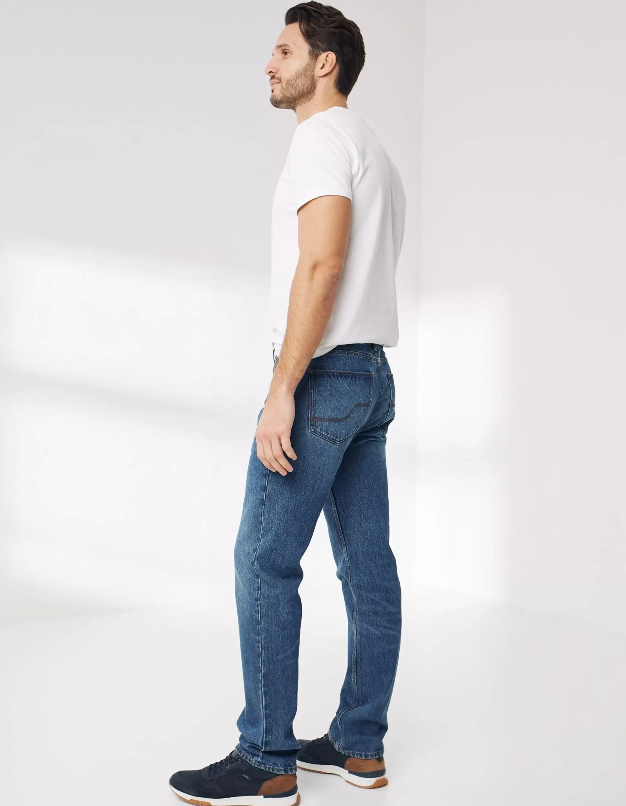 Men FatFace Jeans|Straight Stone Wash Jeans