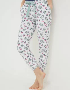 Women FatFace Nightwear & Loungewear|Strawberry Cuffed Pants