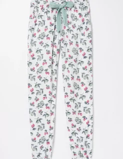 Women FatFace Nightwear & Loungewear|Strawberry Cuffed Pants