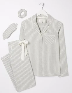 Women FatFace View All|Stripe Box Pyjamas Gift Box Set