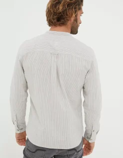 Men FatFace View All|Stripe Grandad Shirt