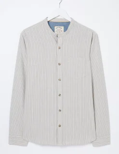 Men FatFace View All|Stripe Grandad Shirt