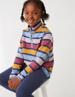 Girls FatFace View All|Stripe Half Neck Sweatshirt