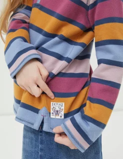 Girls FatFace View All|Stripe Half Neck Sweatshirt