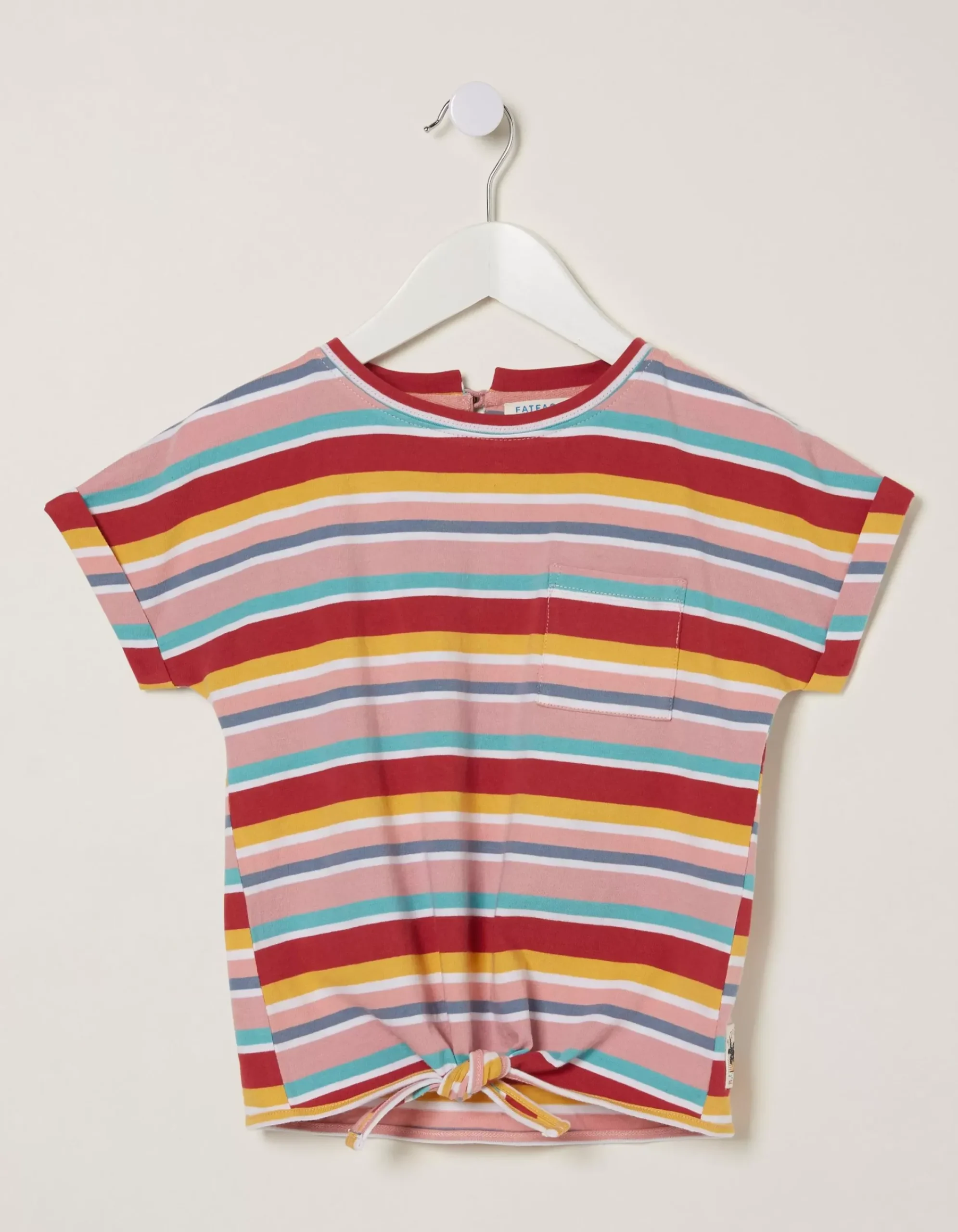 Girls FatFace View All|Stripe Knot Front T-Shirt