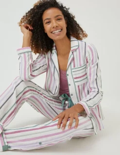 Women FatFace Nightwear & Loungewear|Stripe Pj Set