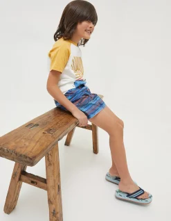 Boys FatFace View All|Stripe Swim Shorts