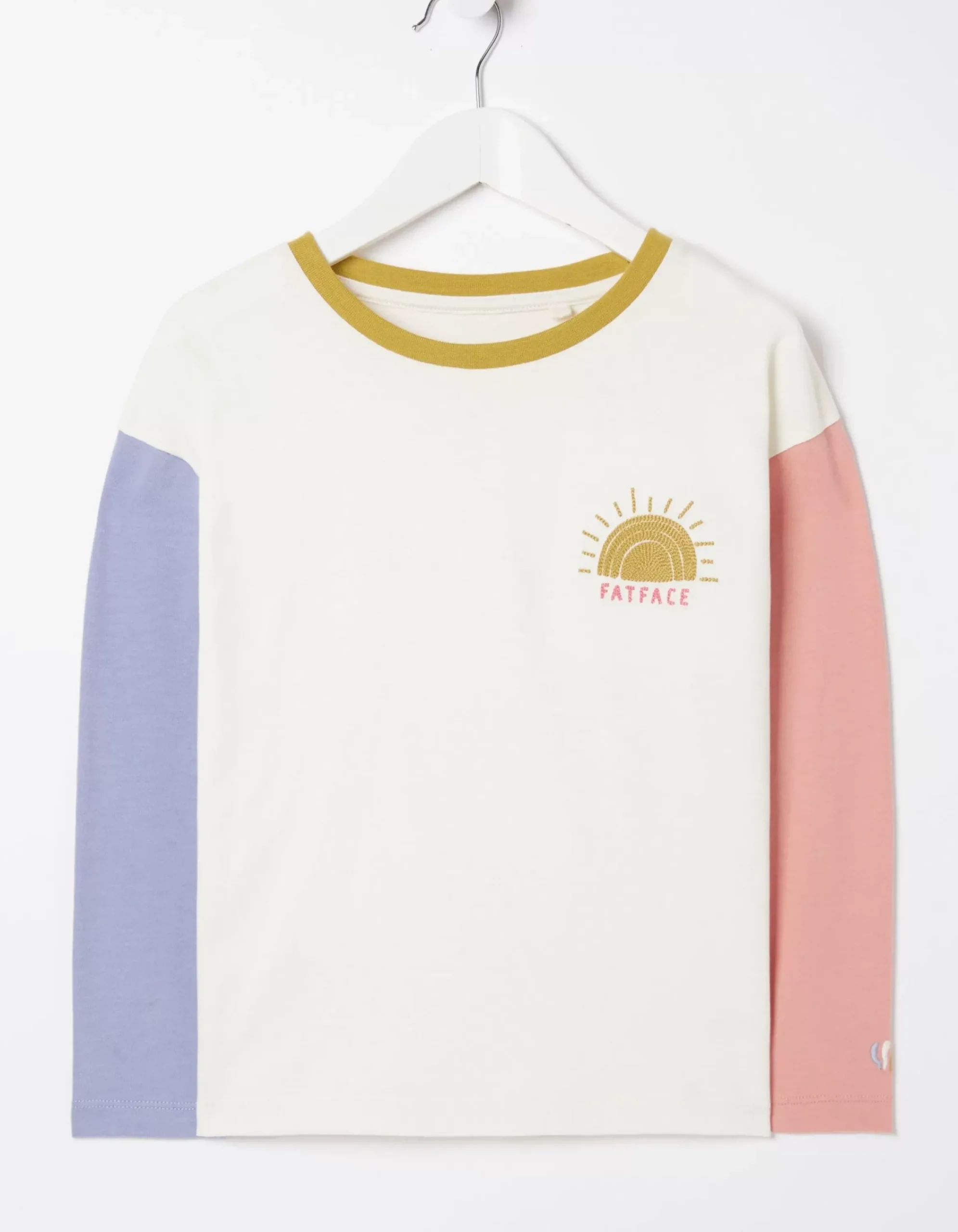 Girls FatFace View All|Sun Embroidered Long Sleeve T-Shirt