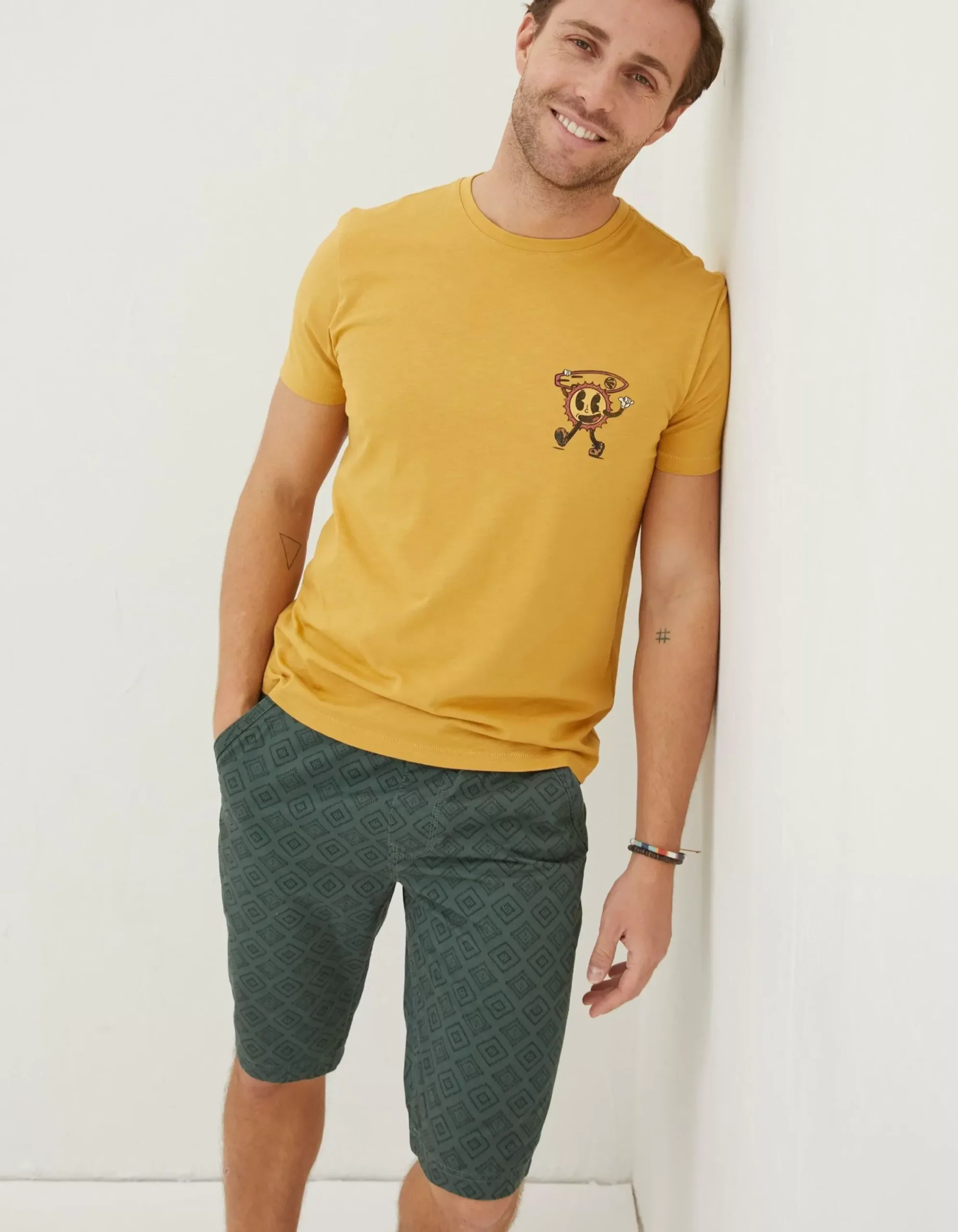 Men FatFace T-Shirts|Sundude Graphic T-Shirt