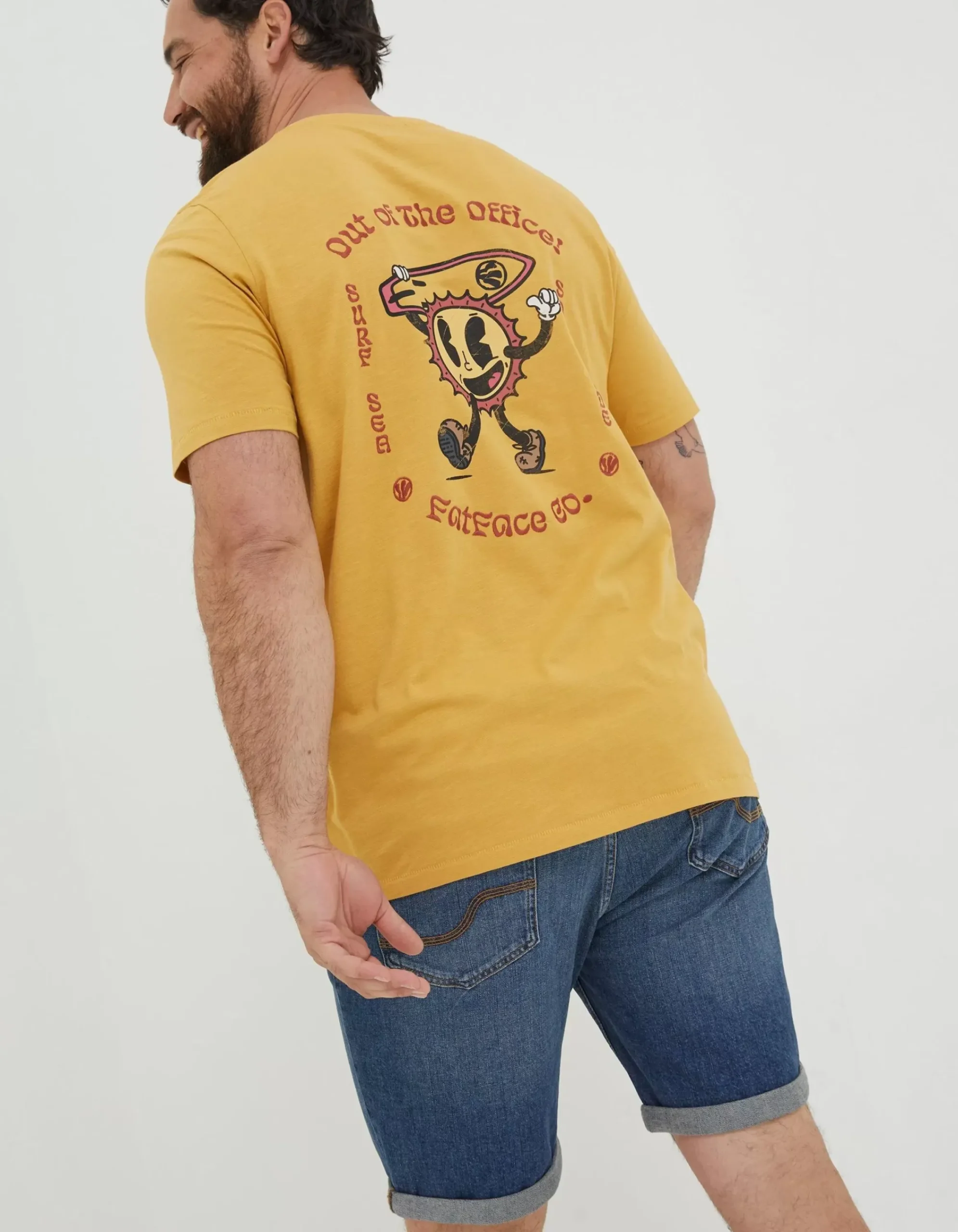Men FatFace T-Shirts|Sundude Graphic T-Shirt