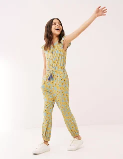 Girls FatFace View All|Sunflower Print Jumpsuit