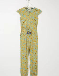 Girls FatFace View All|Sunflower Print Jumpsuit