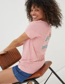 Women FatFace Tops & T-Shirts|Sunshine All The Time T-Shirt
