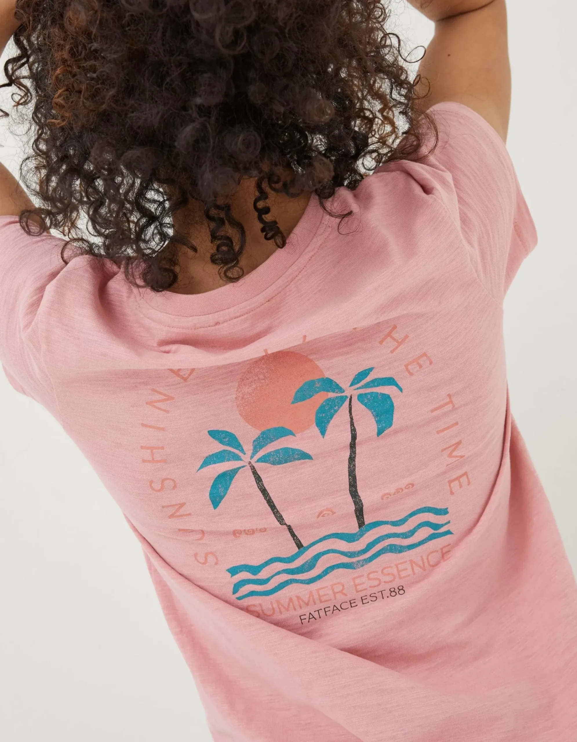 Women FatFace Tops & T-Shirts|Sunshine All The Time T-Shirt