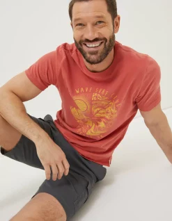 Men FatFace T-Shirts|Surf Club T-Shirt