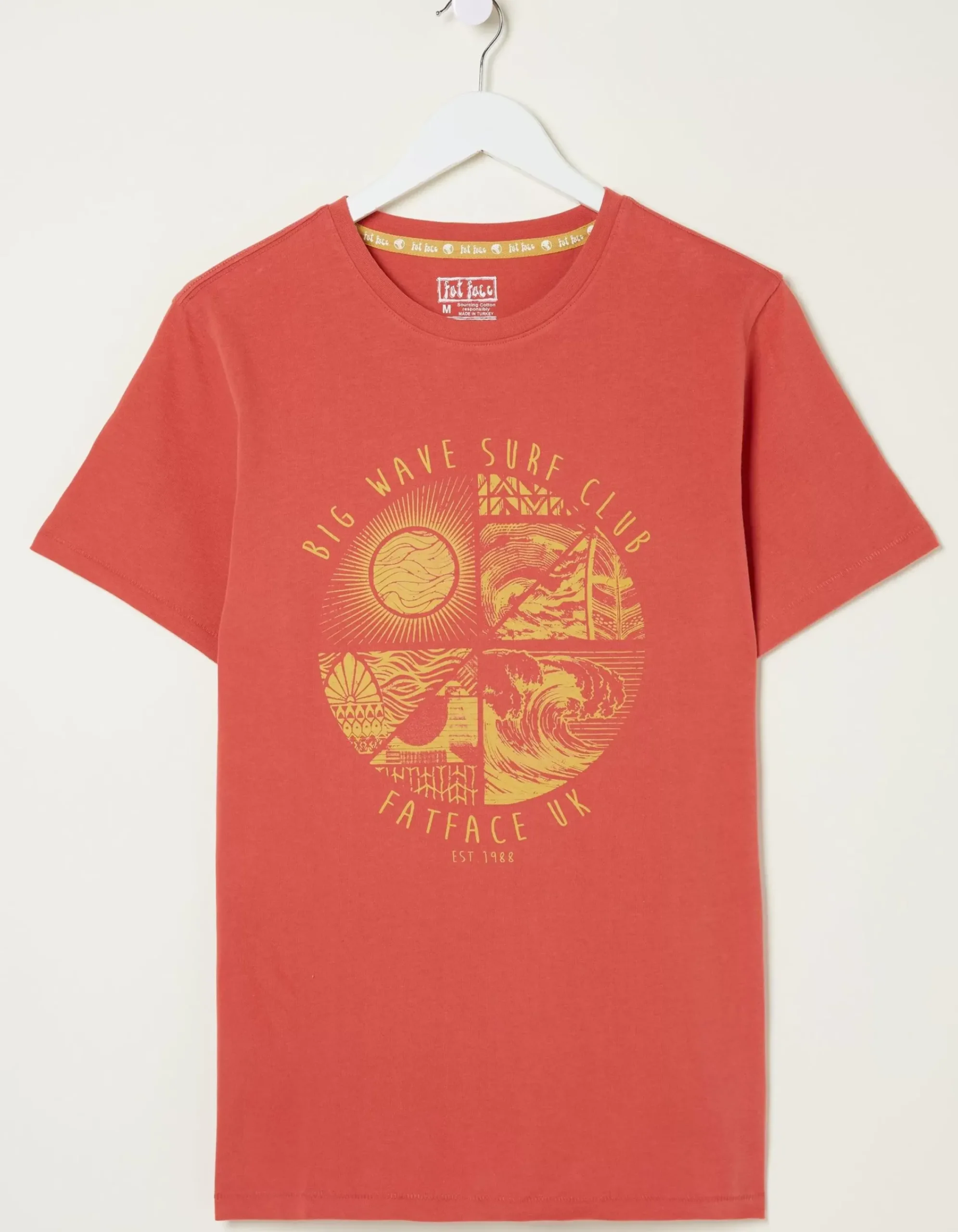 Men FatFace T-Shirts|Surf Club T-Shirt