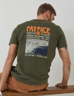Men FatFace T-Shirts|Surf Comp T-Shirt