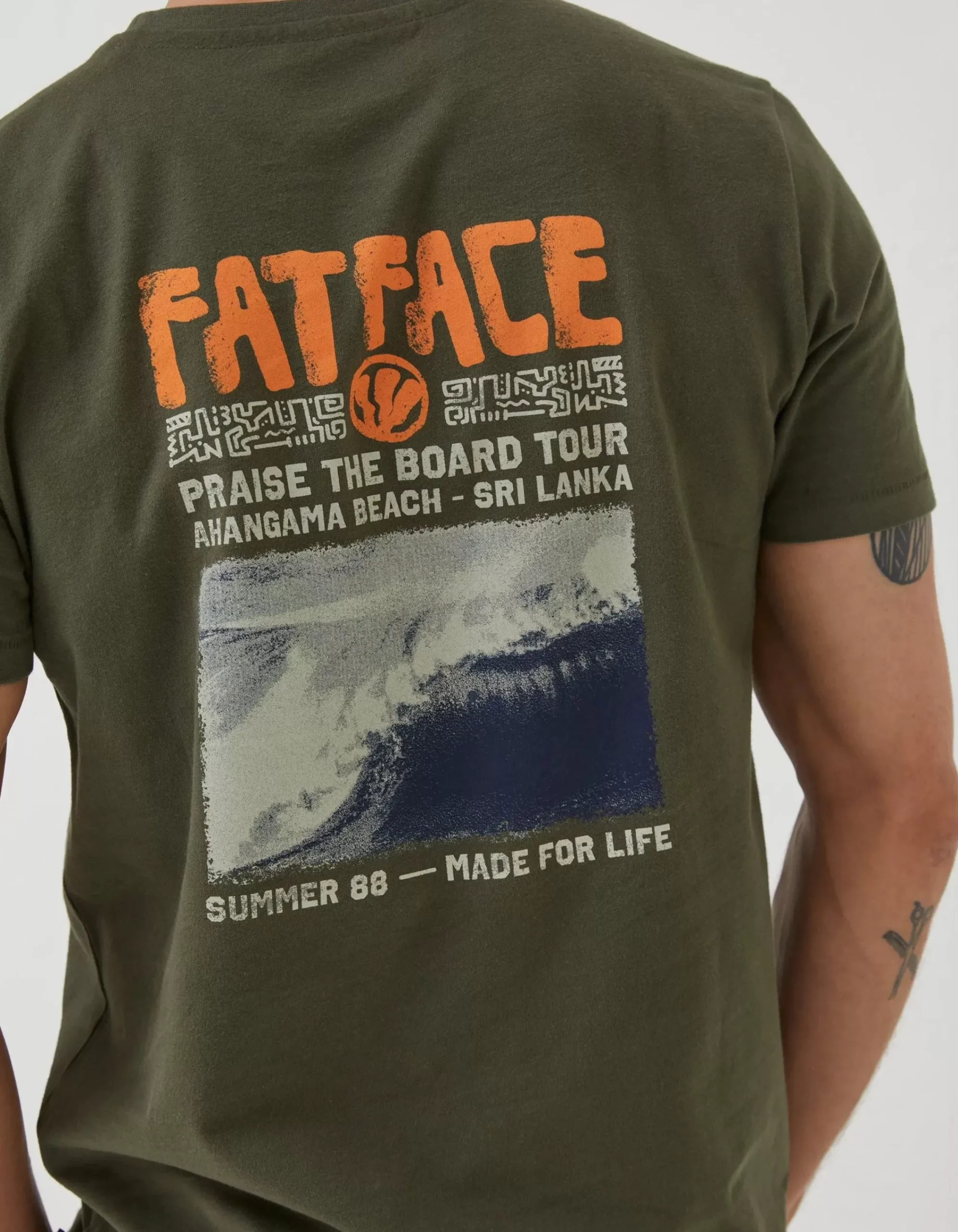 Men FatFace T-Shirts|Surf Comp T-Shirt