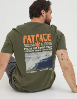 Men FatFace T-Shirts|Surf Comp T-Shirt