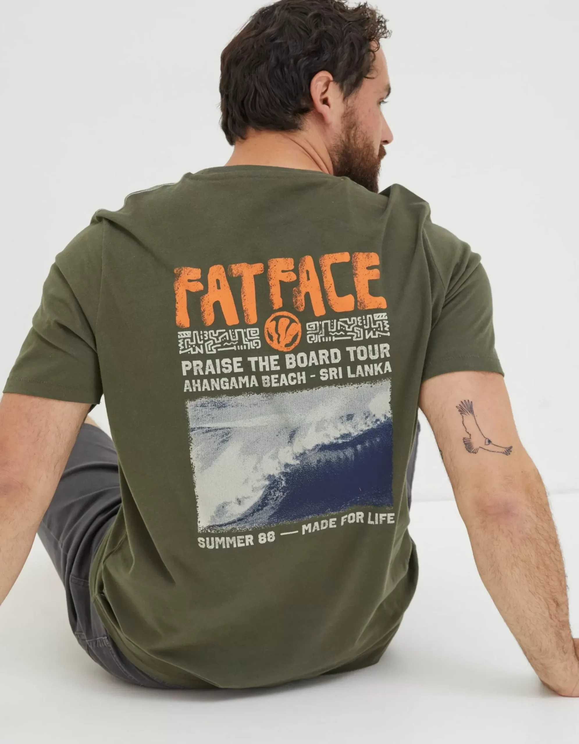 Men FatFace T-Shirts|Surf Comp T-Shirt