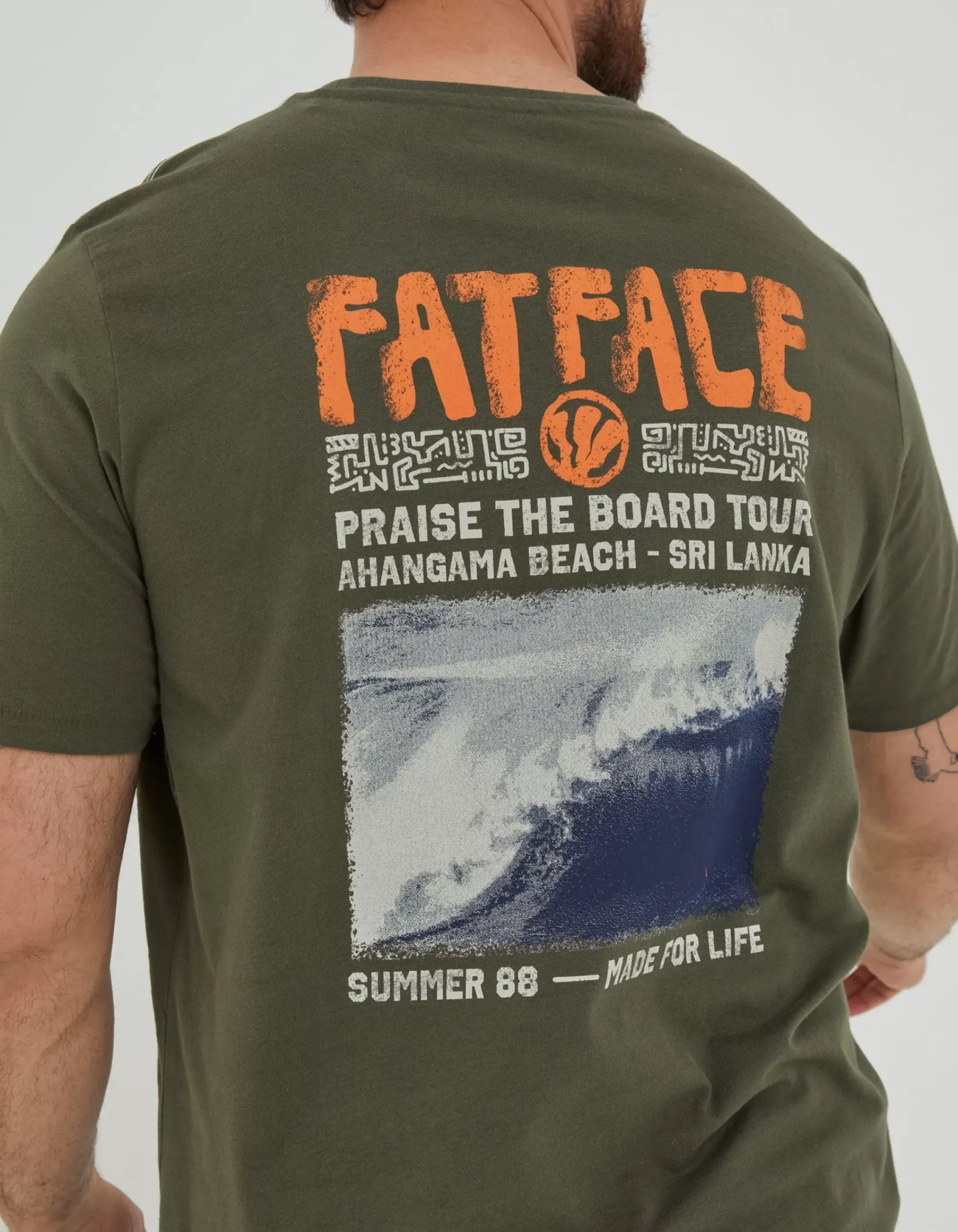 Men FatFace T-Shirts|Surf Comp T-Shirt