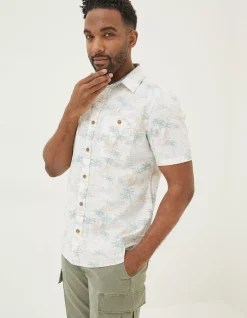 Men FatFace Shirts|Surf Print Shirt