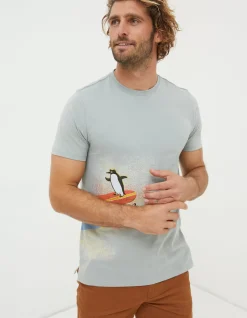 Men FatFace View All|Surfing Penguins T-Shirt