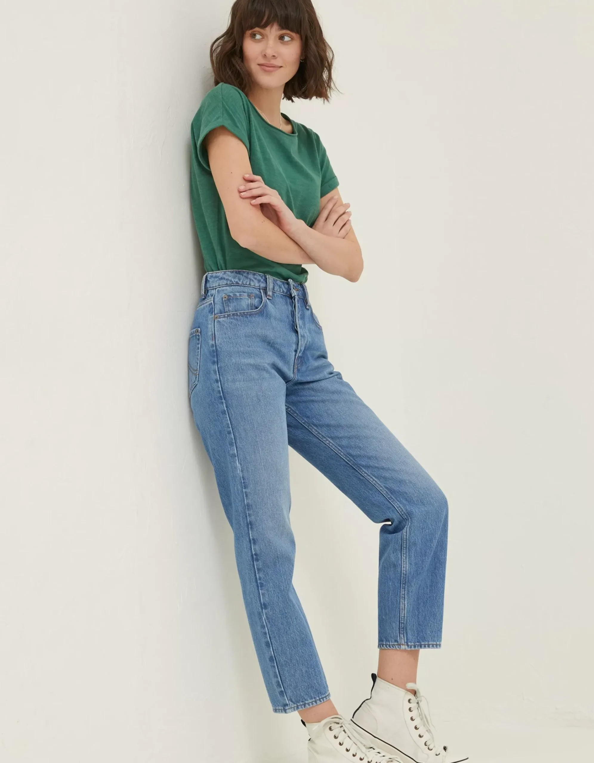 Women FatFace Jeans & Dungarees|Sutton Straight Cropped Jeans