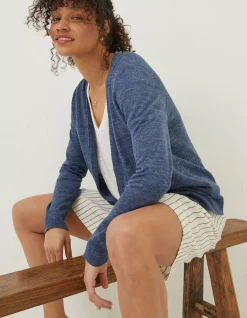 Women FatFace Knitwear|Suzannah Linen Cardigan