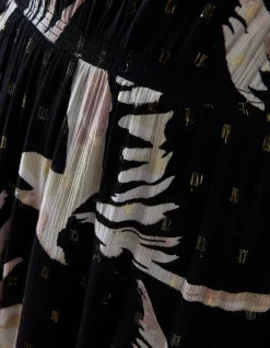 Women FatFace View All|Swallow Print Elaine Midi Dress