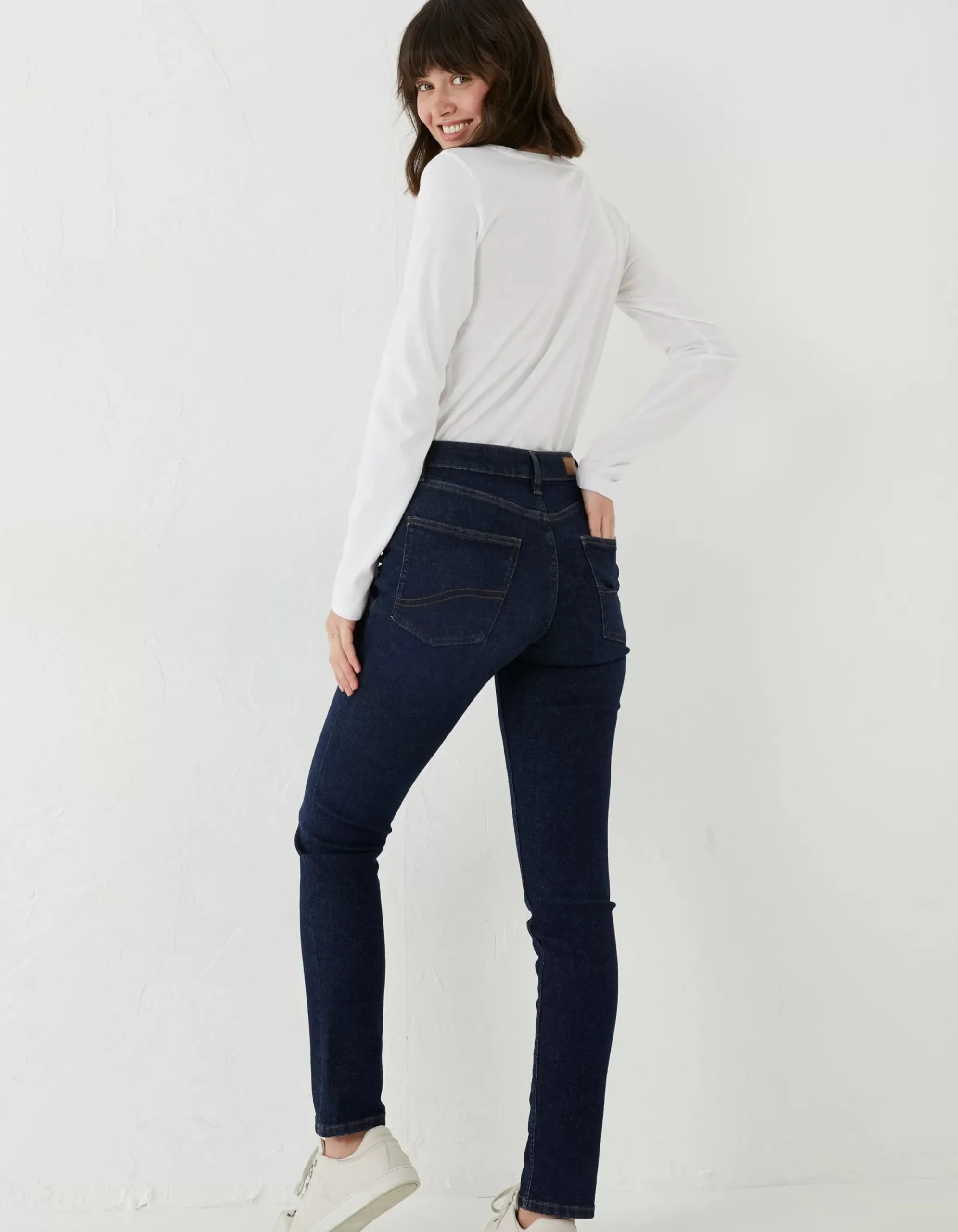 Women FatFace Jeans & Dungarees|Sway Slim Leg Comfort Stretch Jeans