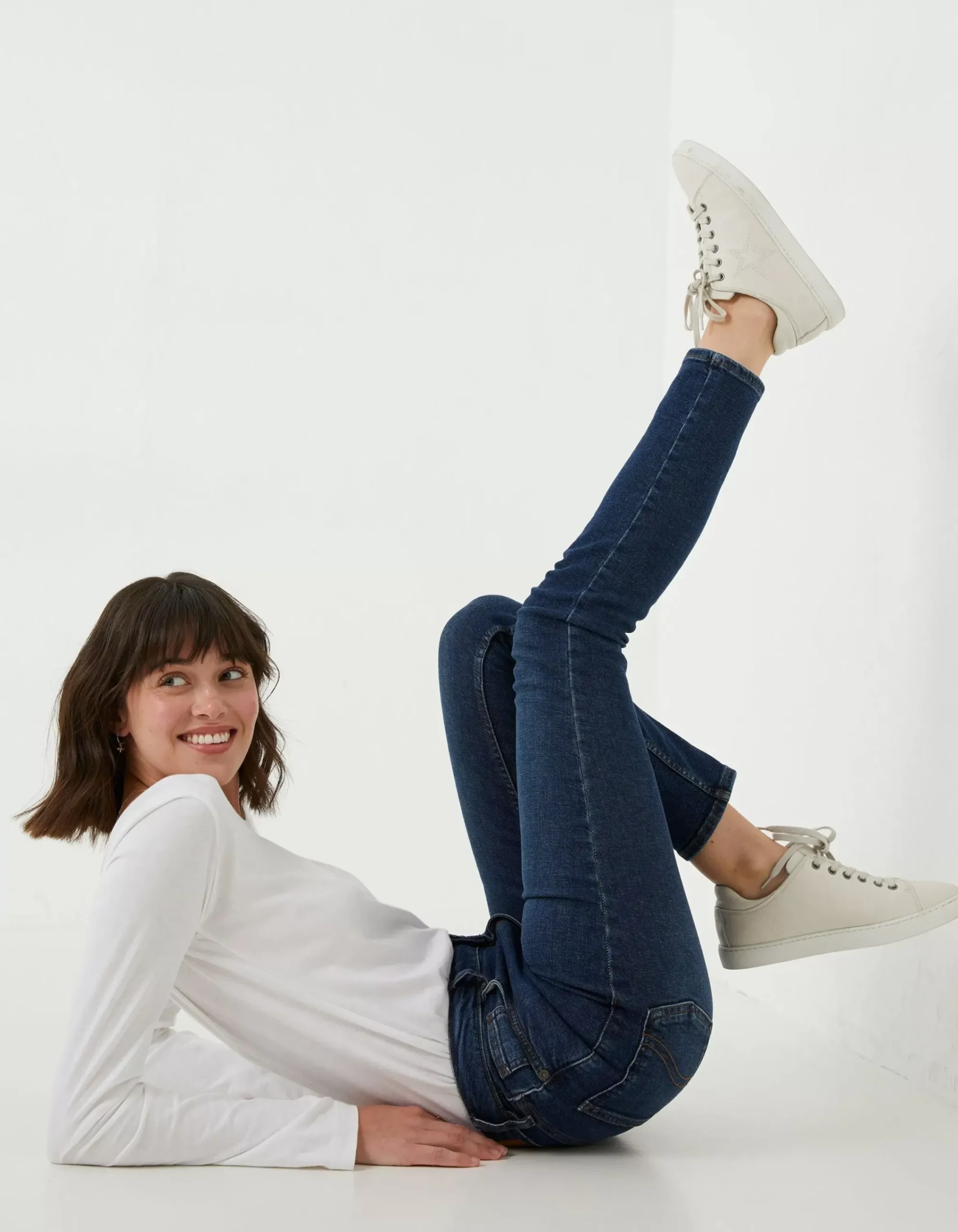 Women FatFace Jeans & Dungarees|Sway Slim Leg Comfort Stretch Jeans