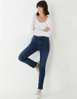 Women FatFace Jeans & Dungarees|Sway Slim Leg Comfort Stretch Jeans