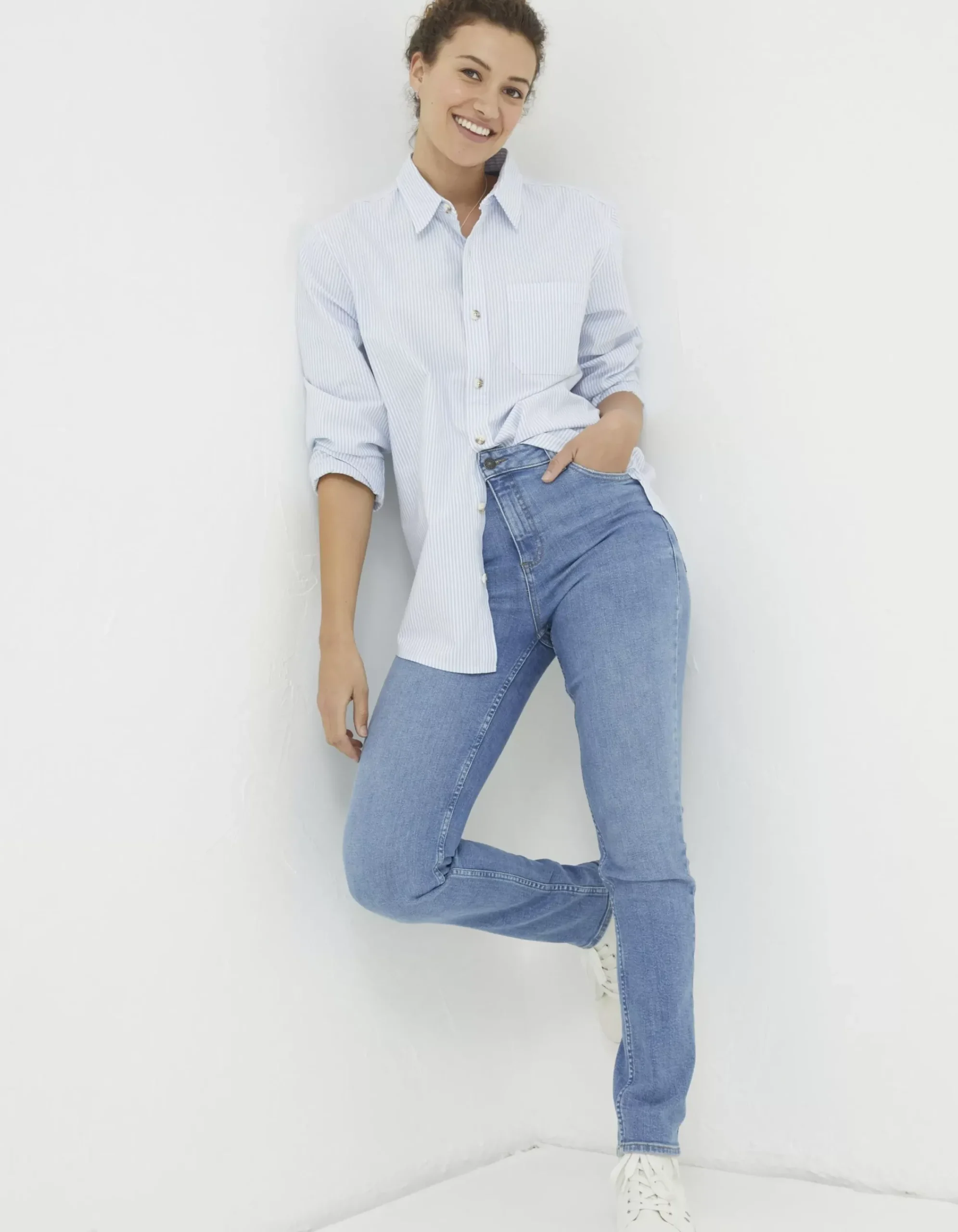 Women FatFace Jeans & Dungarees|Sway Slim Leg Comfort Stretch Jeans